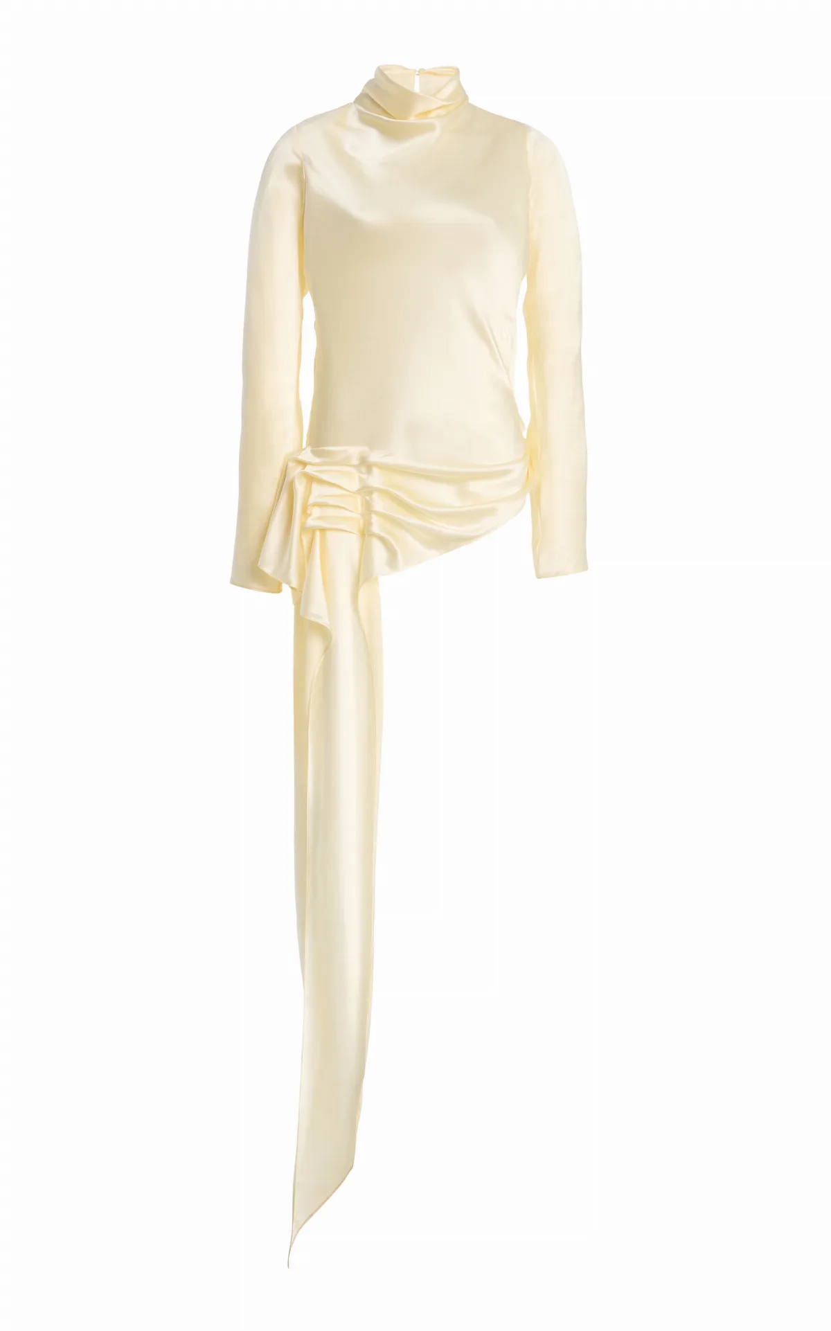 Ornella Draped Silk Top by Kallmeyer