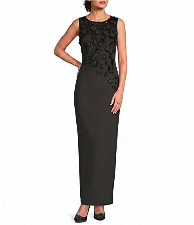 Belle by Badgley Mischka Knit Luna Dress by Badgley Mischka