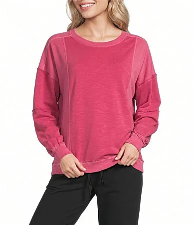 Long Sleeve Crew Neck Knit Top by Westbound