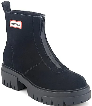 Gemma Waterproof Suede Booties by Hunter