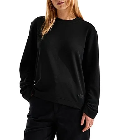 Ridge Path Waffle Knit Long Sleeve Crew Neck Tee by The North Face