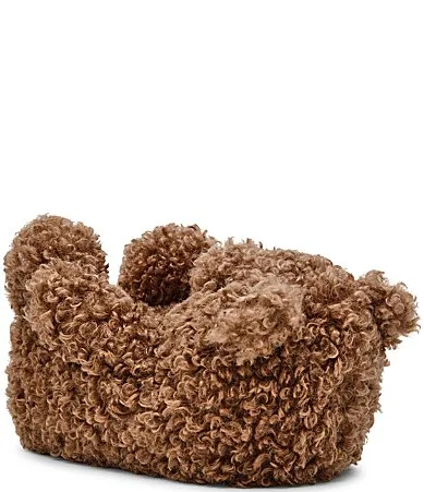 Buddies Sherpa Faux Fur Bear Slippers by Steve Madden