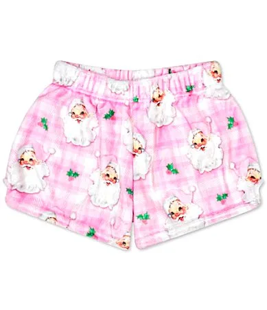 Santa Plush Pajama Shorts by Iscream
