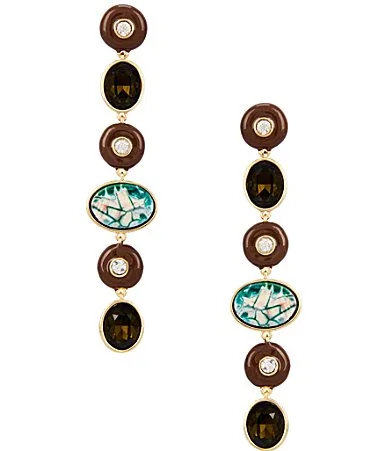 Liora Linear Earrings by Mignonne Gavigan