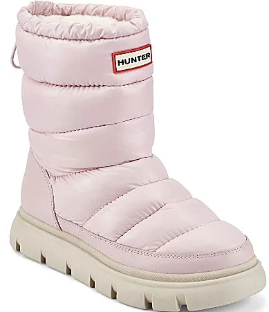 Maribel Waterproof Faux Fur Insulated Puffy Winter Boots by Hunter
