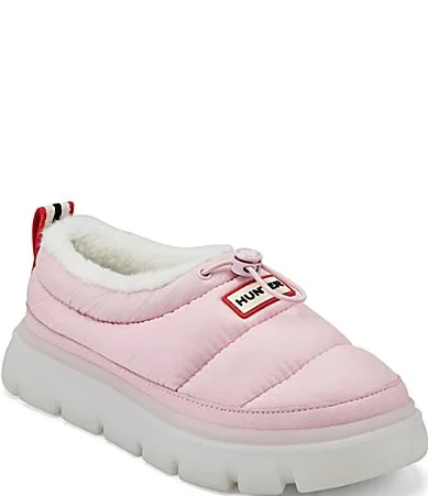 Madi Water Resistant Lined Puffy Clogs by Hunter