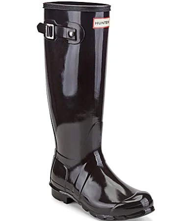 Original Waterproof Tall Gloss Rain Boots by Hunter