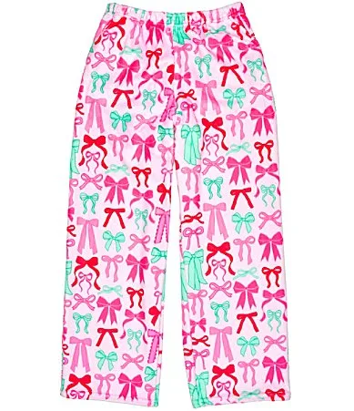 Merry Bows Plush Pajama Pants by Iscream