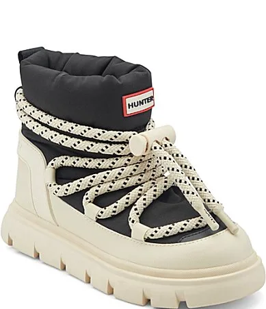 Marlay Lace Up Winter Booties by Hunter