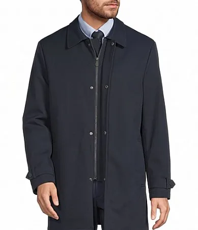 Milo Solid Waterproof Twill Topcoat