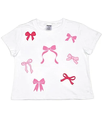 Bow Graphic T-Shirt by Iscream