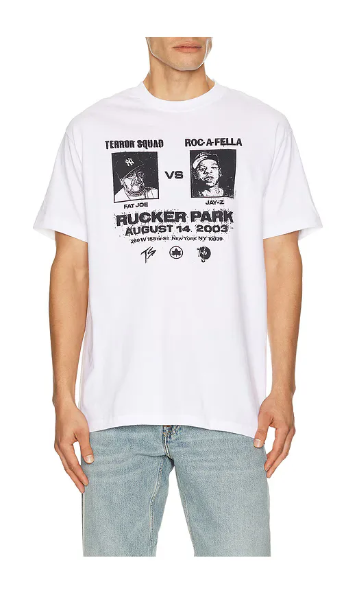 TS Vs Roc-A-Fella at Rucker Park Tee by Full Court Press