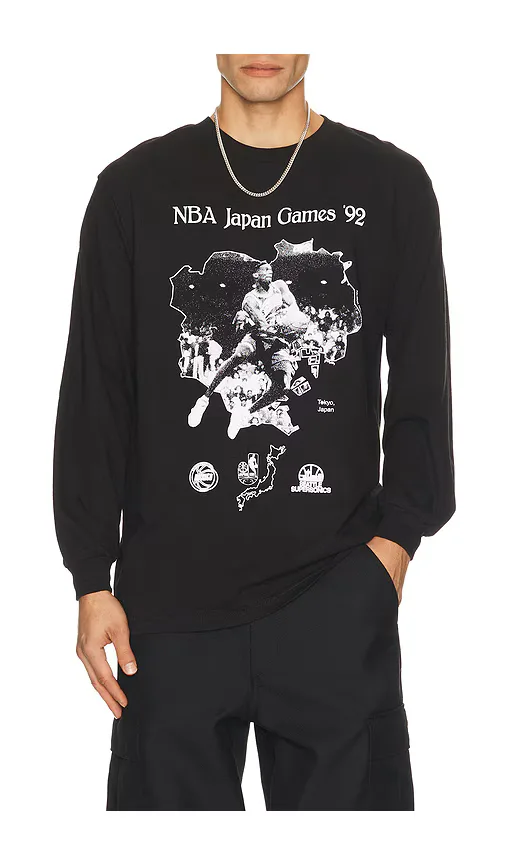NBA Japan Games 92 Long Sleeve Tee by Full Court Press