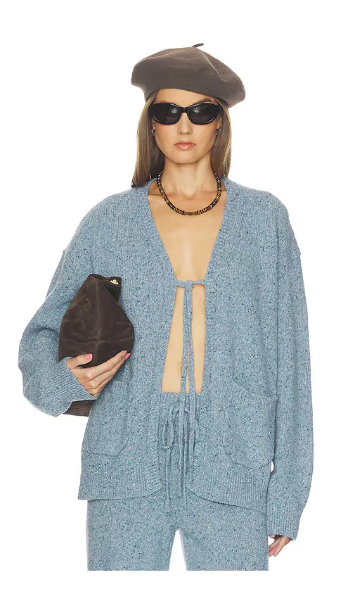 Paxton Fleck Cardigan by Helsa