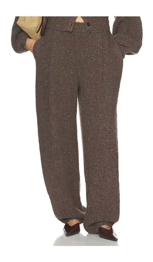 Dosela Fleck Knit Pant by Helsa