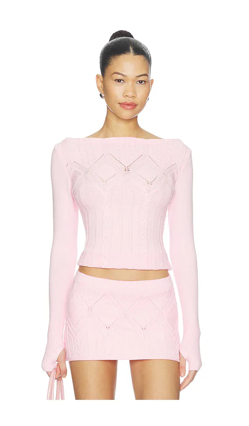 Cyprus Cloud Knit Sweater by Frankies Bikinis