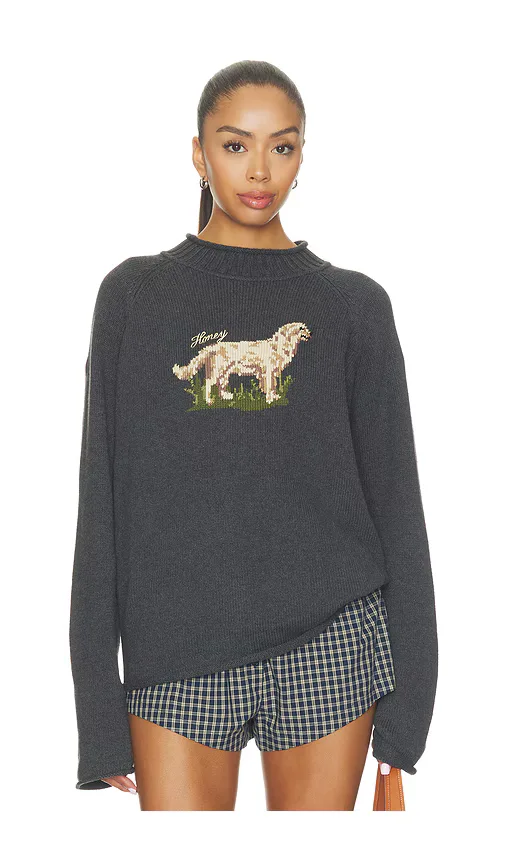 Noelle Cotton Knit Turtleneck Sweater by Frankies Bikinis