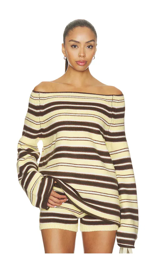 Beau Oversized Knit Sweater by Frankies Bikinis