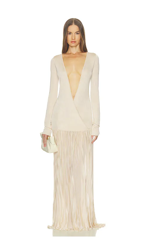 Luchia Knit Gown by Helsa