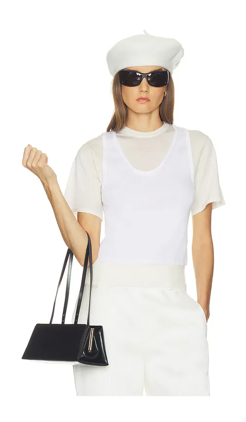 Pillar Layered Knit Tee by Helsa