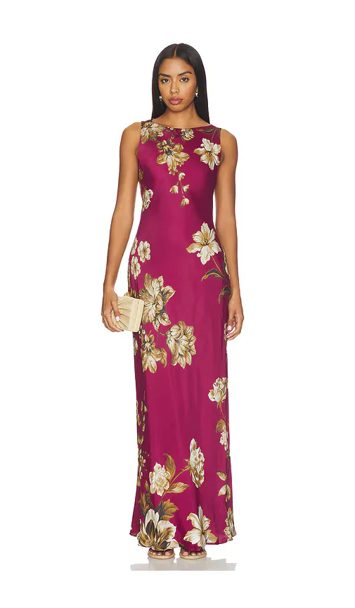 Bias Maxi Dress by Hemant And Nandita