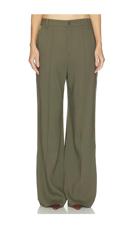 Wool Blend Trouser by Helsa