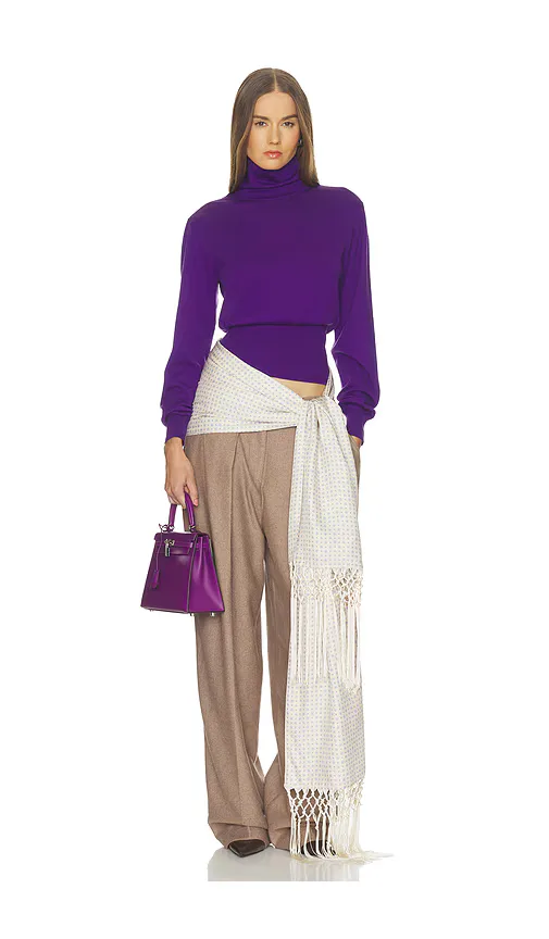 The Silky Scarf in Tie Print by Helsa