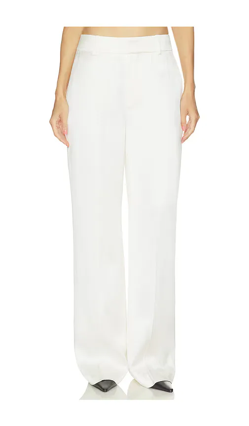 Gabe Trouser in Double Face Satin