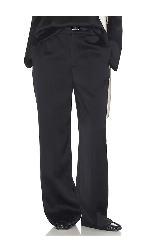Gabe Trouser in Double Face Satin
