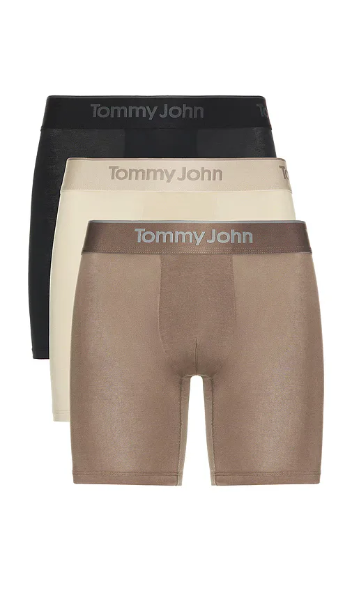 Second Skin Modal 3 Pack 6" Boxer Brief by Tommy John
