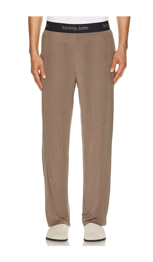 Second Skin Luxe Rib Sleep Pant by Tommy John
