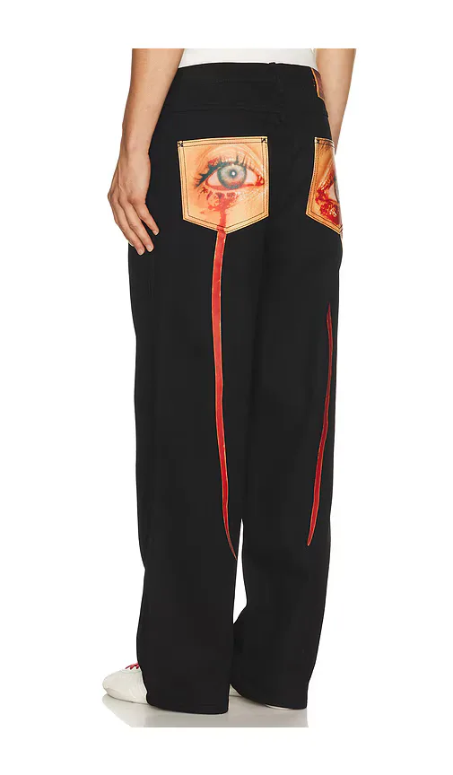 Tear Formula Baggy Jeans by Pleasures