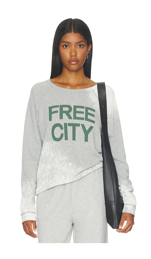 Bleachout Sweatshirt by Free City