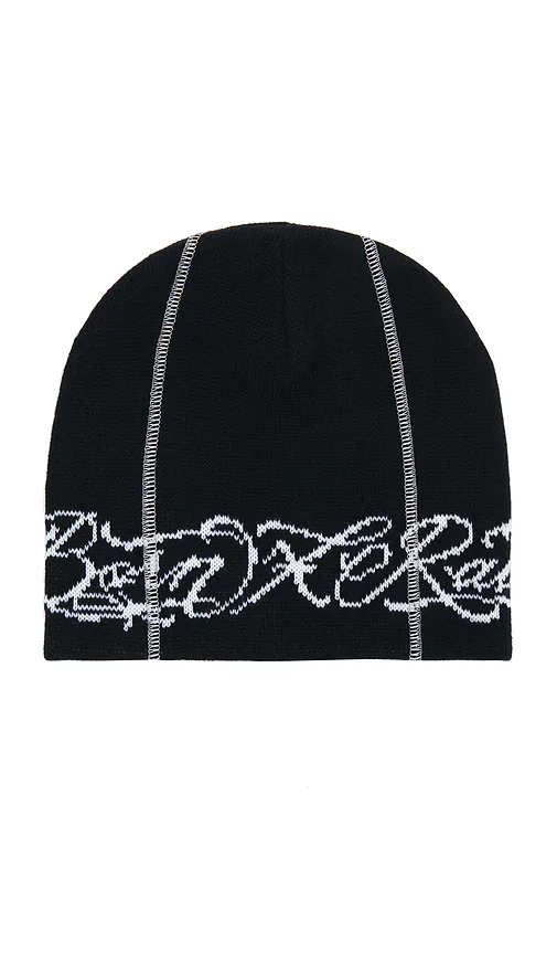 Born x Raised Fine Line Skully Beanie by Born
