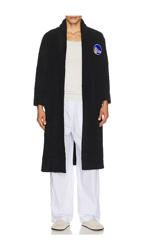 Barefoot Dreams x NBA Golden State Warriors Cozychic Robe by Barefoot Dreams