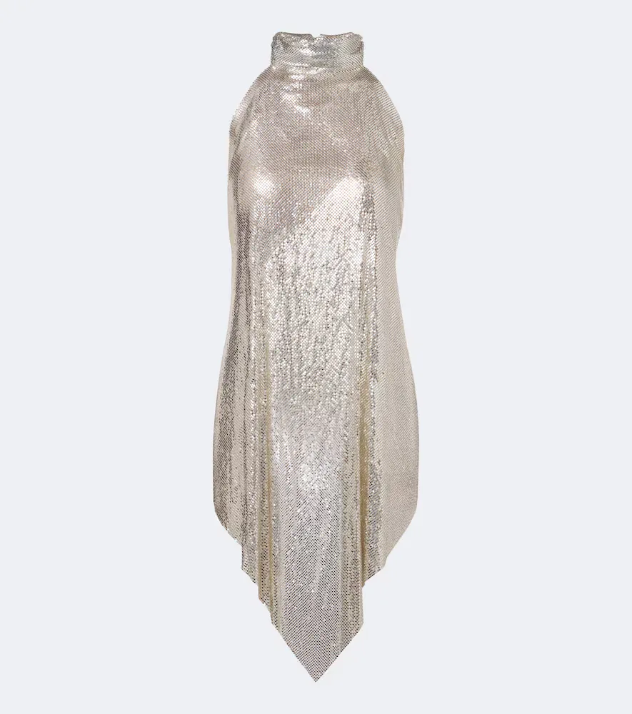 Asymmetric Open-Back Chainmail Top by Stella McCartney