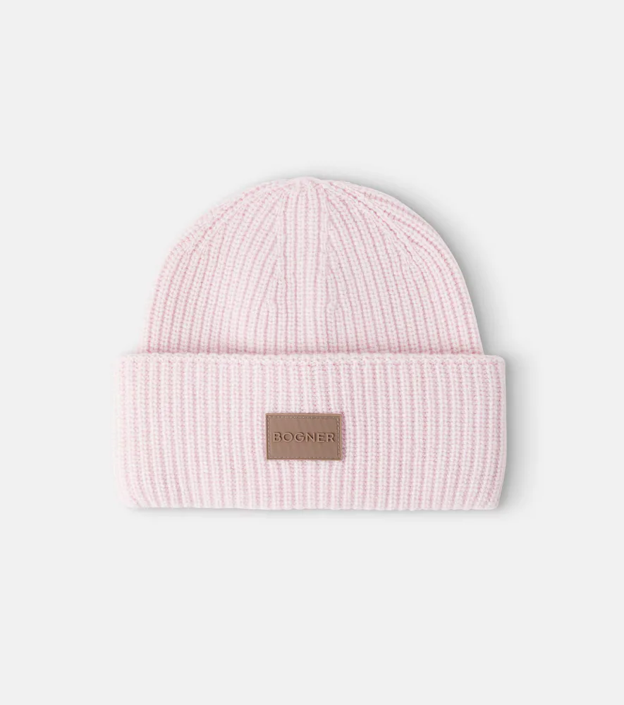 Logo Ribbed-Knit Wool and Cashmere-Blend Beanie by Bogner Kids