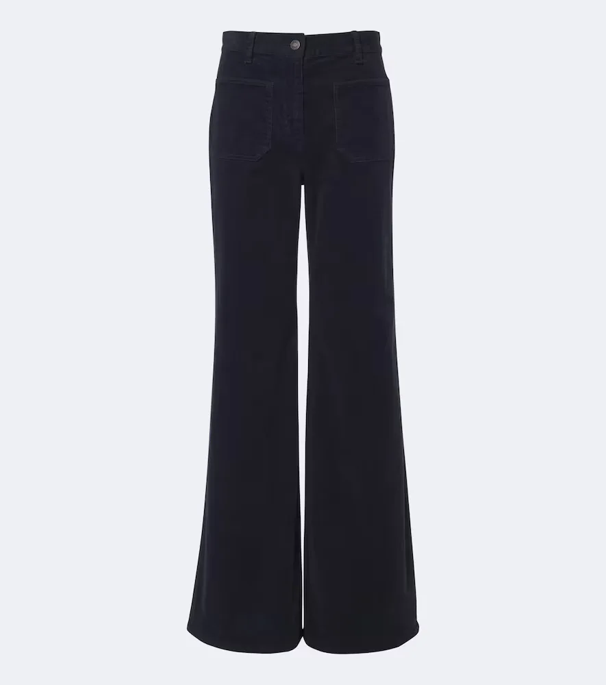 Florence Cotton-Blend Corduroy Wide-Leg Pants by Nili Lotan