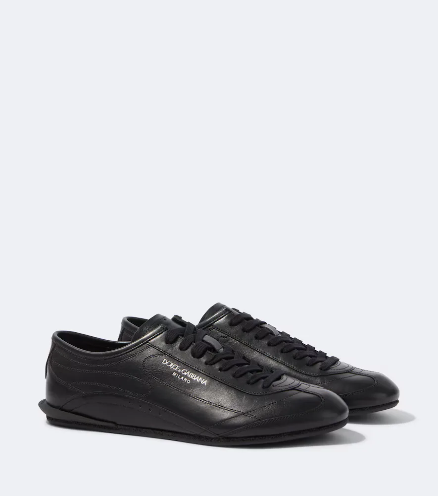 Leather Sneakers by Dolce&Gabbana
