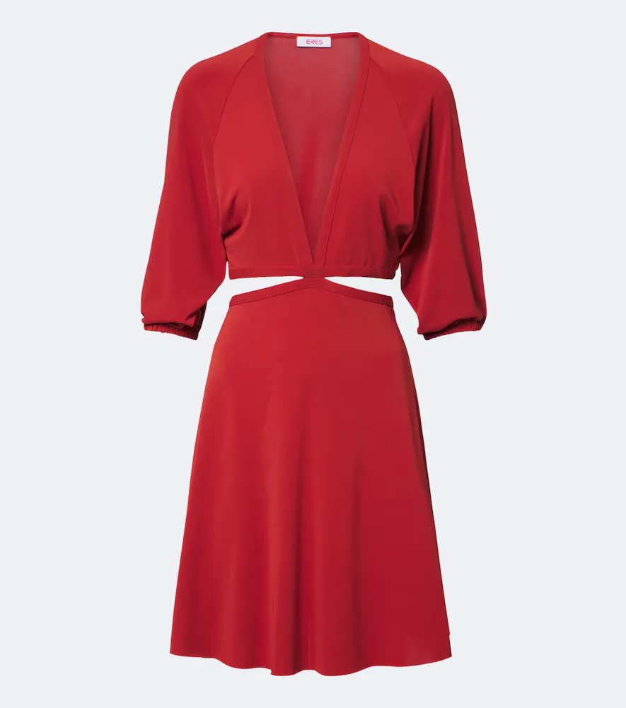 Esmee Cutout Jersey Minidress by Eres