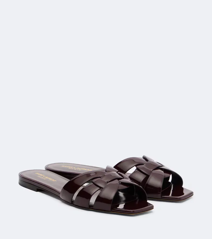 Tribute Patent Leather Sandals