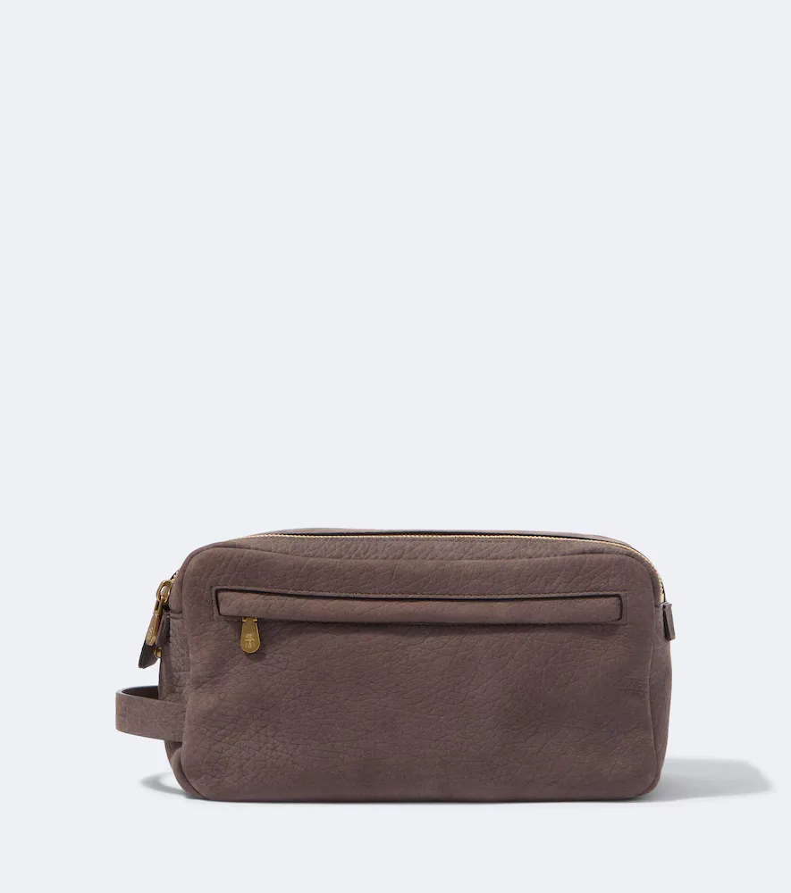 Leather Toiletry Bag by Brunello Cucinelli