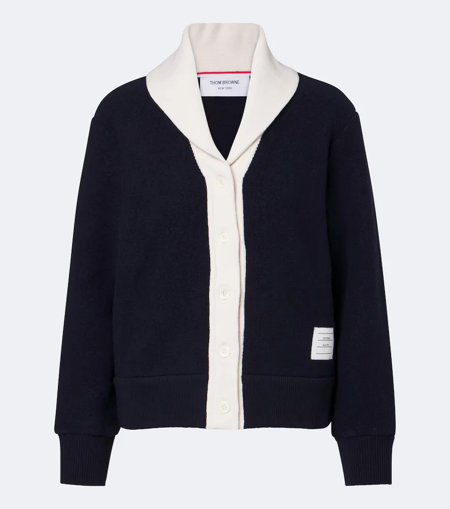 Wool Cardigan by Thom Browne