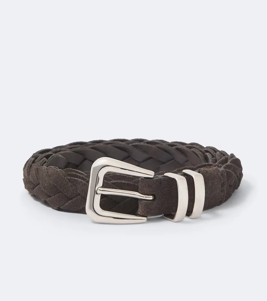Braided Suede Belt by Brunello Cucinelli