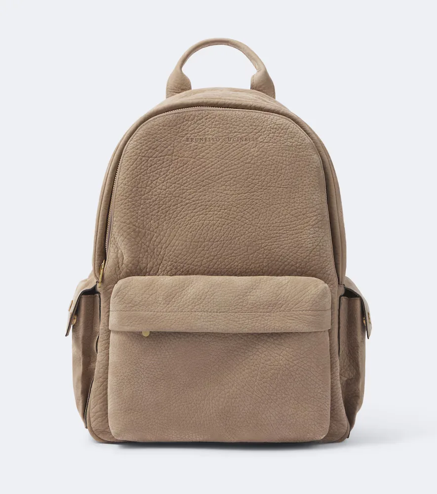 Leather Backpack by Brunello Cucinelli