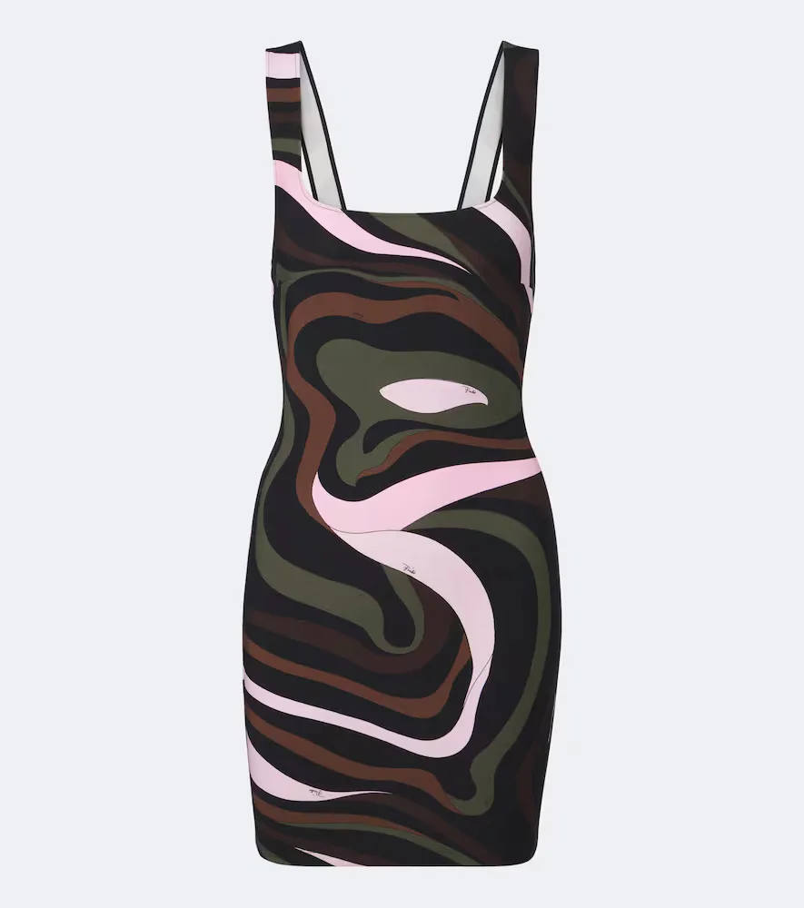 Marmo Jersey Minidress by Pucci