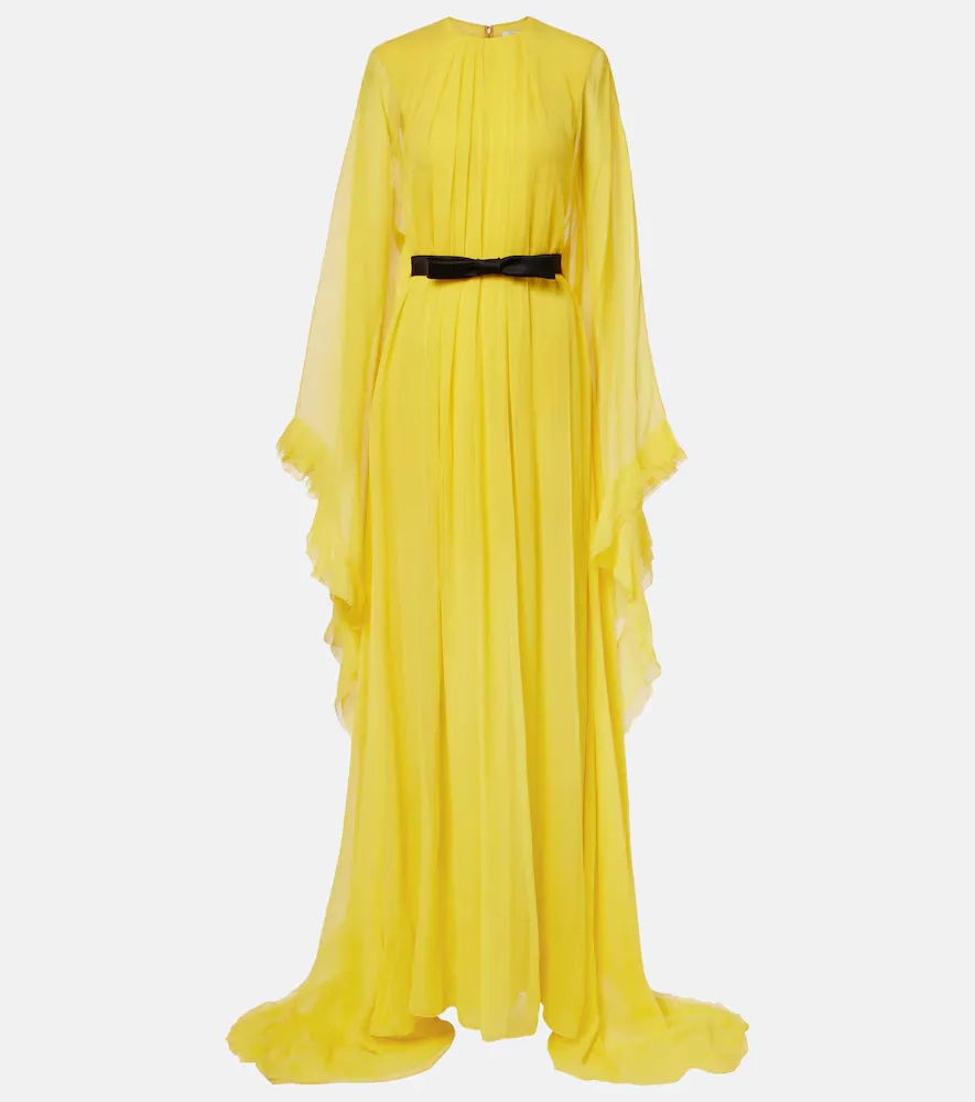 Belted Silk Gown by GIVENCHY