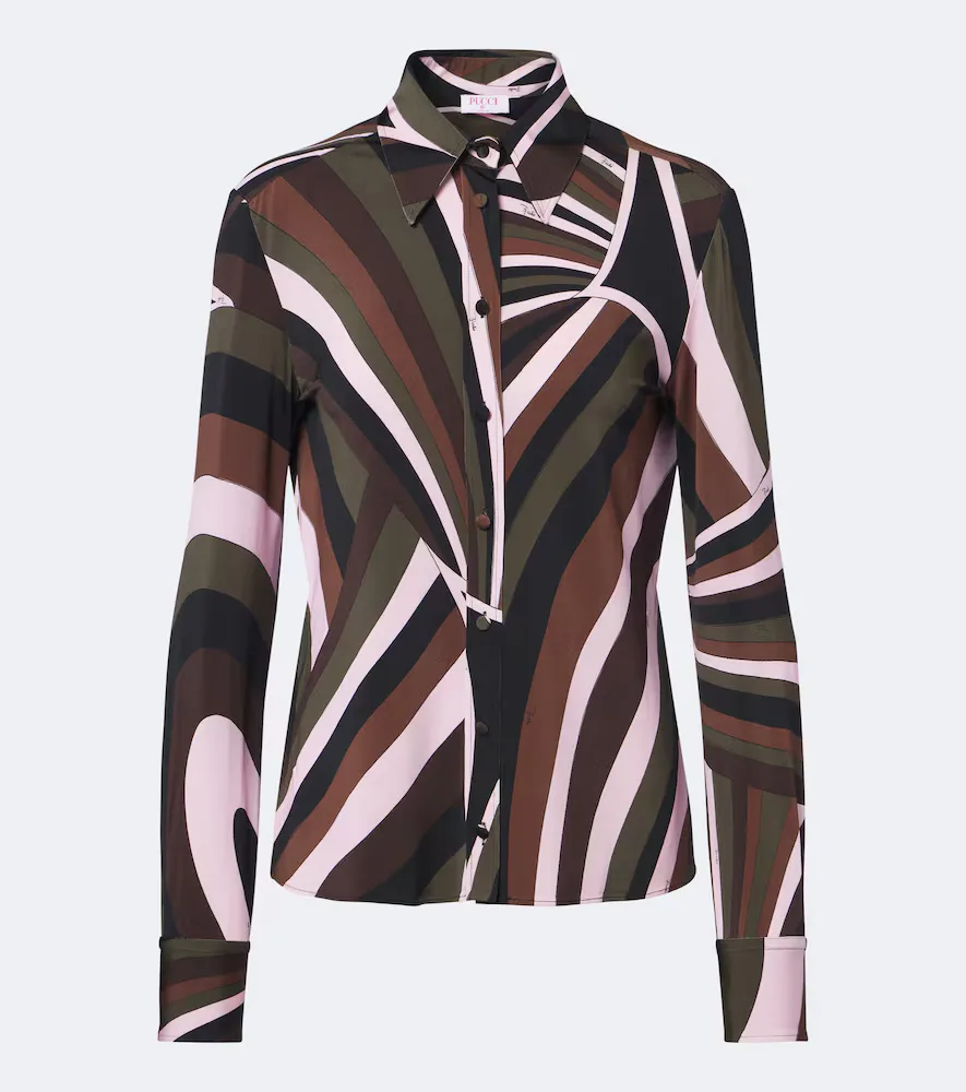 Iride Jersey Shirt by Pucci
