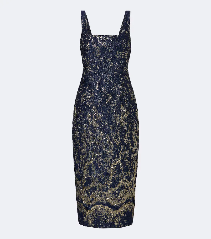 Virette Jacquard Cocktail Dress by Simkhai