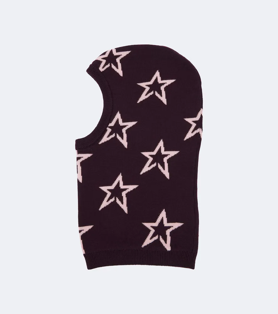 Intarsia Wool Balaclava by Perfect Moment